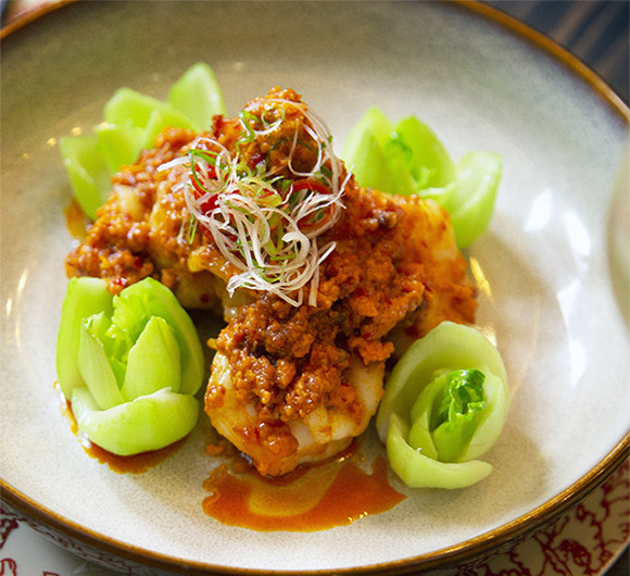 四川蟹黄鲜虾球