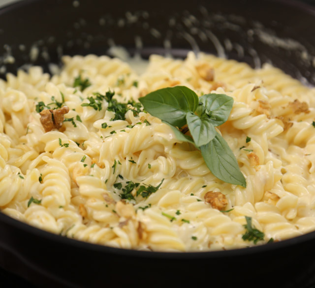 简单芝士焗意面