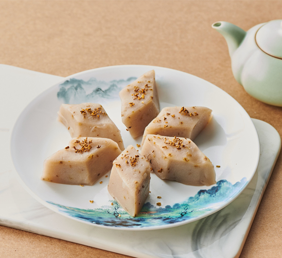 藕粉桂花糖糕